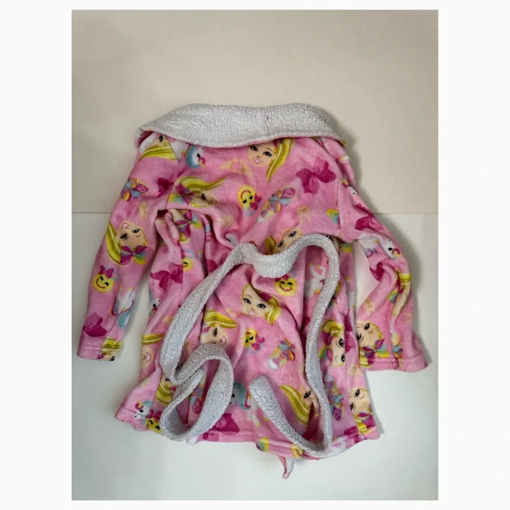 🍭 Jojo Siwa Nickelodeon Girls Pink Robe - Size XS (Used)